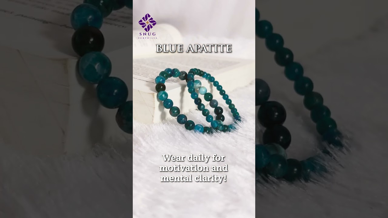 💙 Blue Apatite Bracelet &ndash; Motivation & Clarity