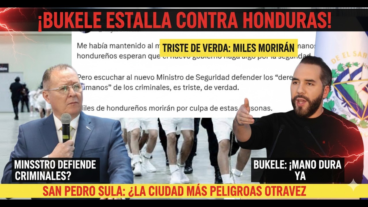 ¡BUKELE CONTRA HONDURAS! 