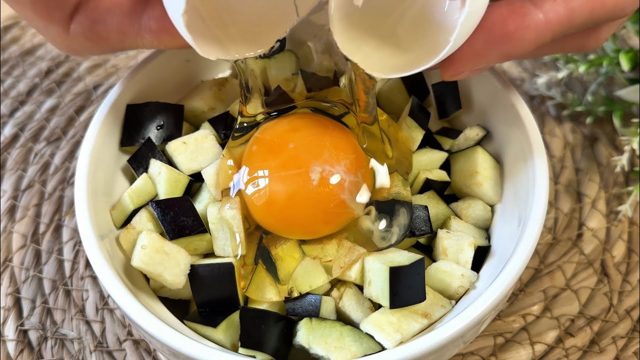 ナス1本と卵1個だけ！驚くほど簡単で美味しい朝食！