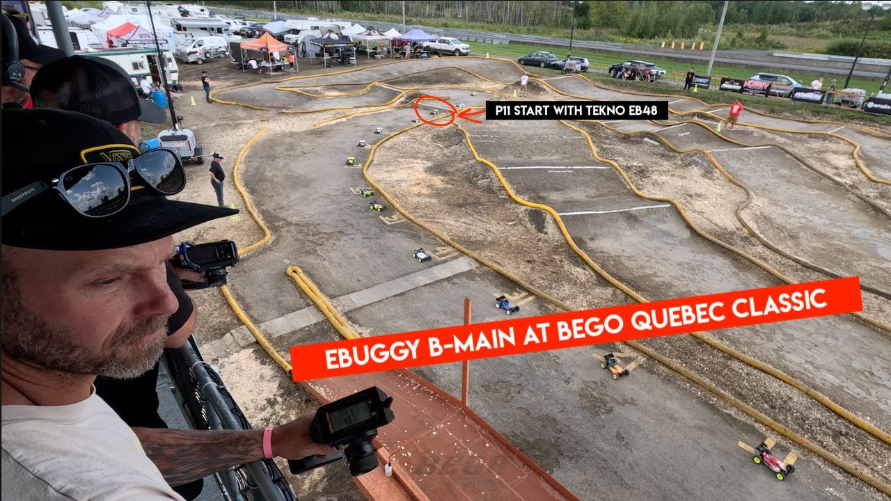 MUCH BETTER RESULTS! Tekno EB48 2.1 in EBuggy B-MAIN at Quebec Classic 2023 - Netcruzer RC