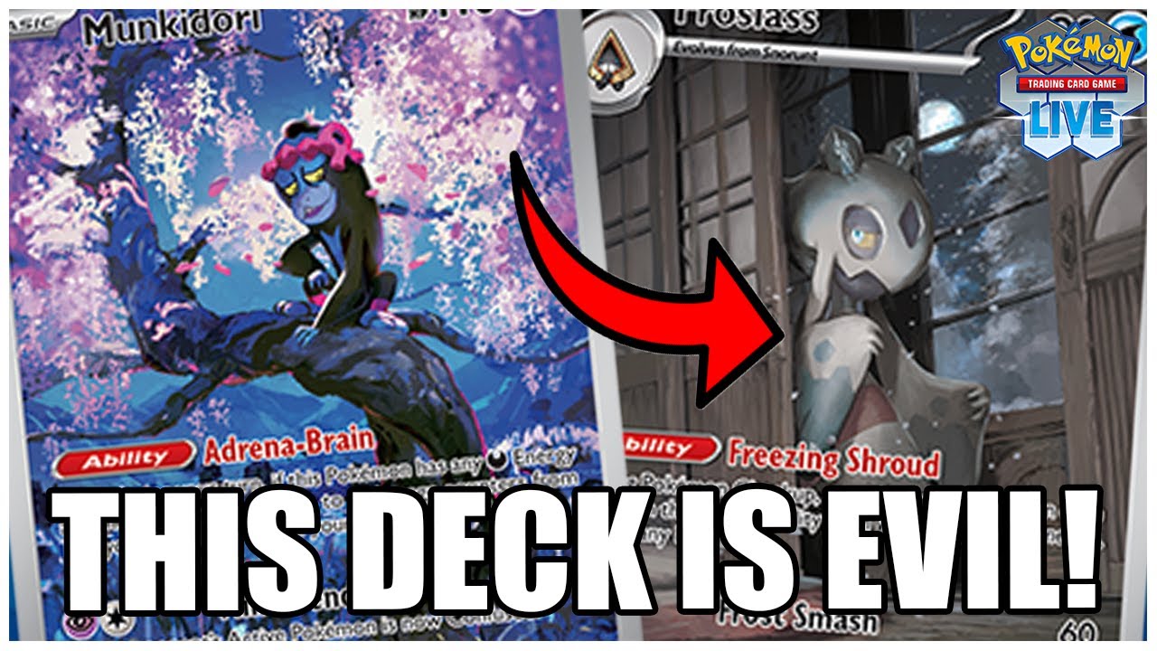 MUNKIDORI + FROSLASS = EVIL | Pokemon TCG Live Deck & Gameplay