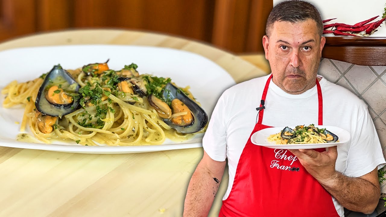 LINGUINE CON COZZE E LIMONE!! La Ricetta GUSTOSA ed ECONOMICA