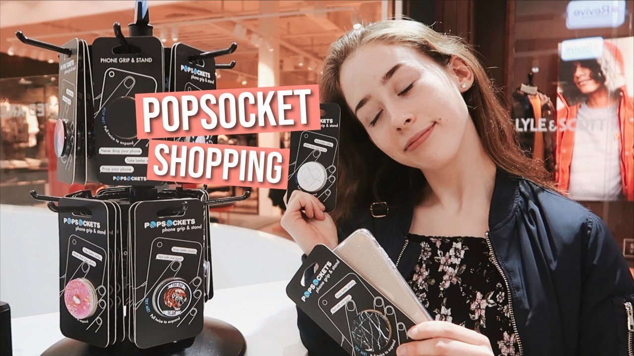 Popsocket Shopping & Unboxing for iPhone XS Max!