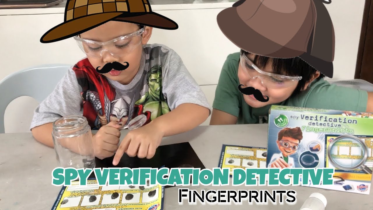 Explore Funny Sciences | Spy Verification Detective fingerprint experiment!