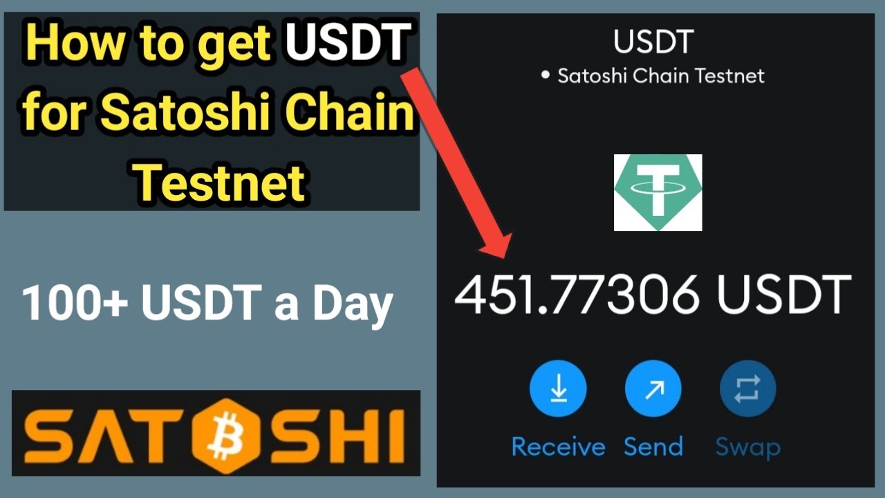 How to get USDT from Satoshi Chain Faucet | Satoshi BTCs Mining Testnet Update