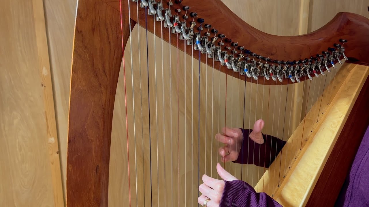 Away in a Manger (Harp Cover)