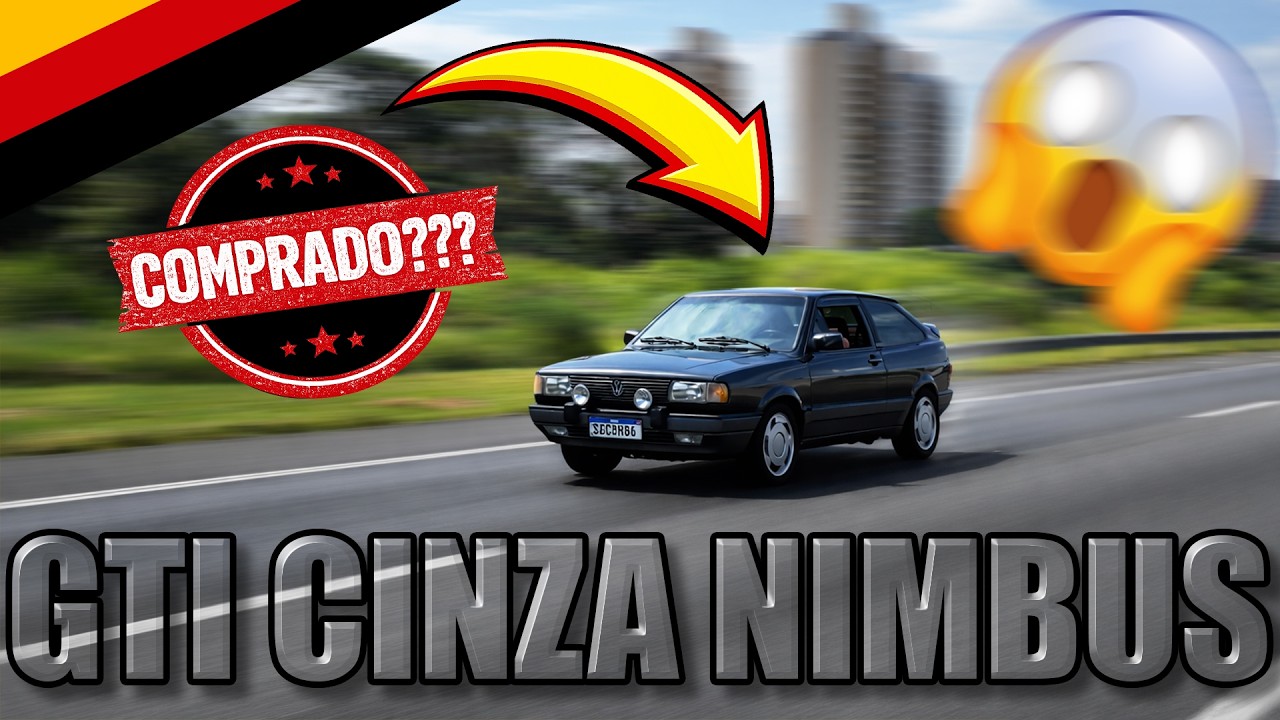 😱 FIZ ISSO MESMO? Comprei um Gol GTI Cinza Nimbus? | PROJECT CAR | Golzinho quadrado