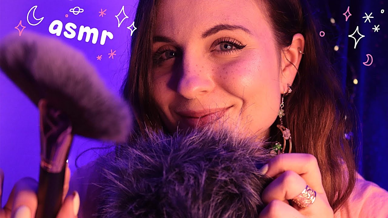 ASMR | Massage crânien + Méditation guidée 💗 (Face brushing, inaudible)