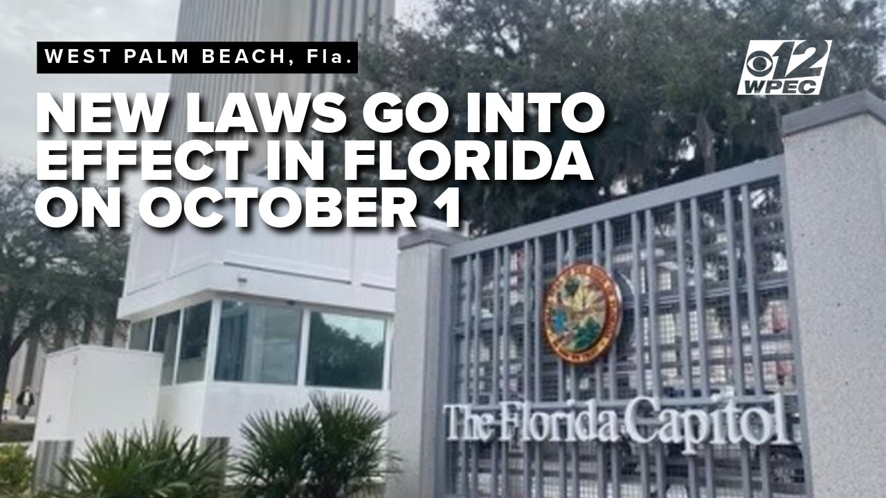 Florida&rsquo;s new laws take effect Oct. 1: What&rsquo;s changing and why it matters