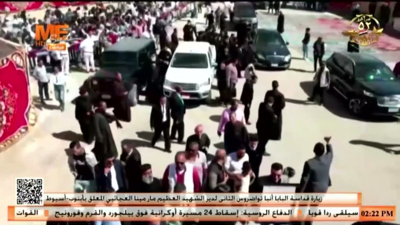 زيارة قداسة البابا تواضروس الثاني إلى دير الشهيد العظيم مار مينا العجائبي المُعلّق بأبنوب – أسيوط.