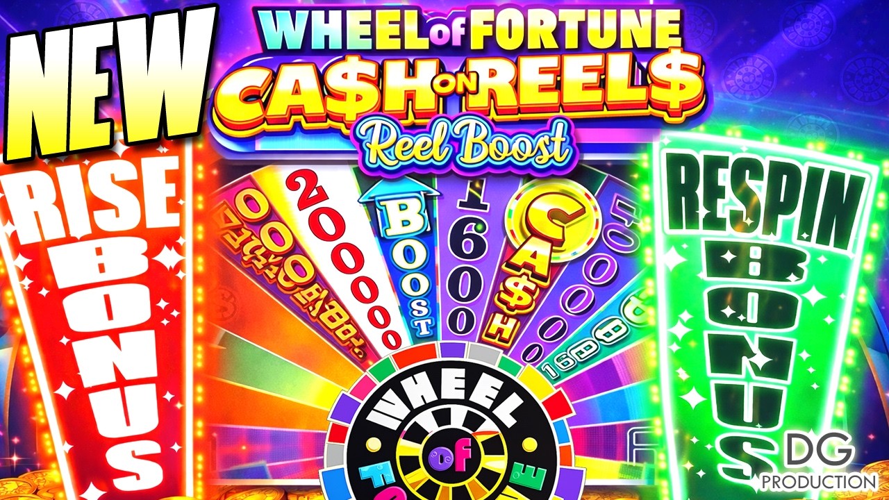 🚨OMG🚨FIRST LOOK NEW WHEEL OF FORTUNE CASH ON REELS BOOST TIGER DRAGON SLOT MACHINE LAS VEGAS CASINO