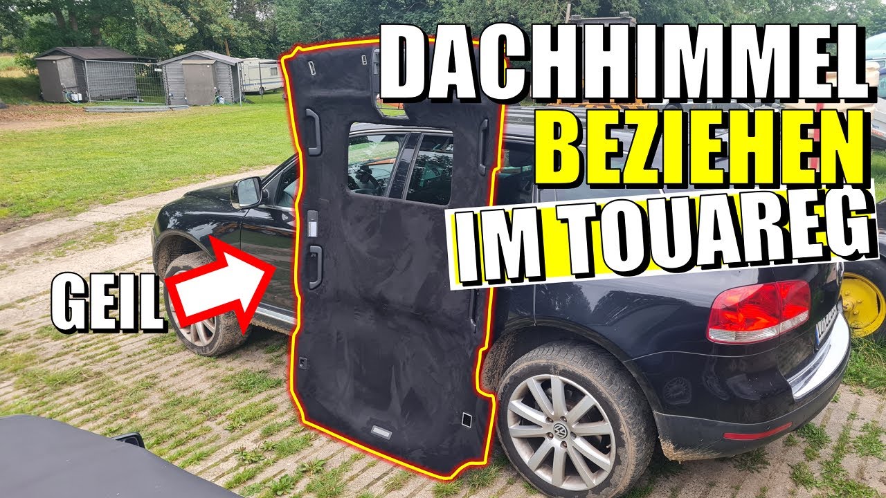 Ich beziehe meinen Dachhimmel SCHWARZ damit ihr wisst wie es geht✅️ Tutorial Wrapping International