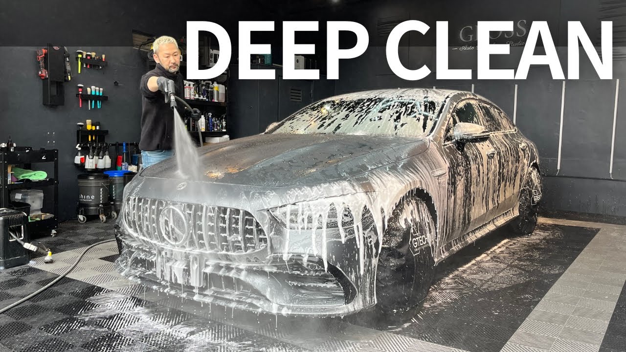 Mercedes-AMG GT53  DEEP CLEAN | CAR WASH | CAR DETAIL | ASMR |