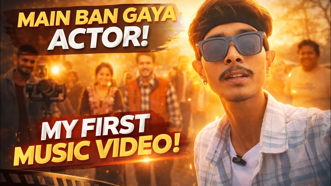 Mujhe Pehli Baar Music Video Me Role Mil Gaya! 😱 | First Acting Experience😍