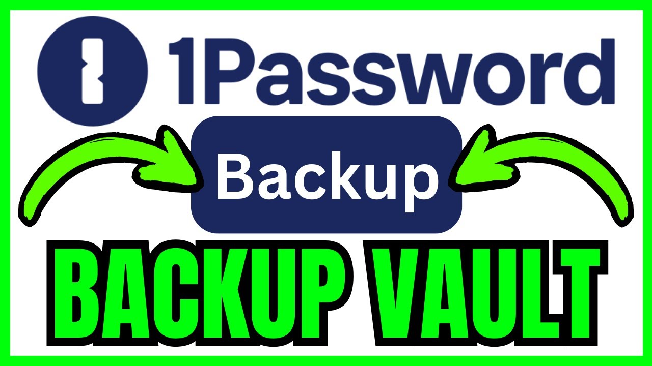How To BACKUP 1Password Vault (QUICK & EASY) 2026