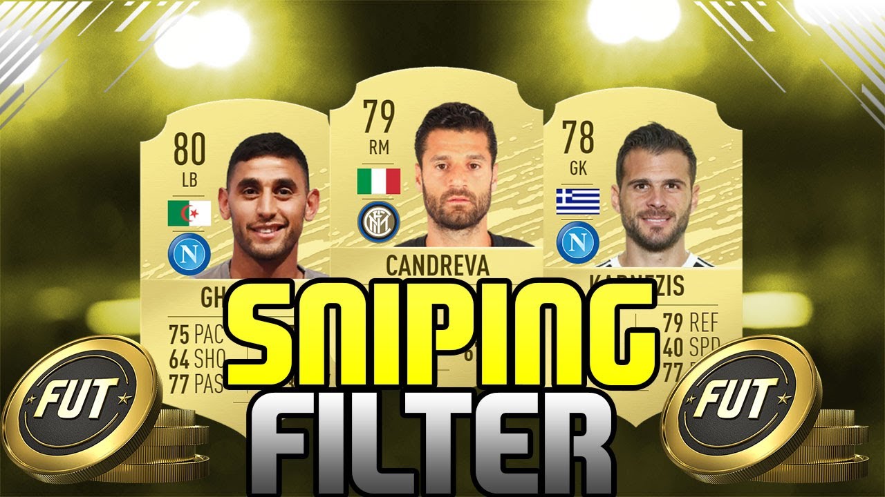 INCREDIBLE SNIPING FILTER! SUPER EASY TO MAKE COINS - FIFA 20