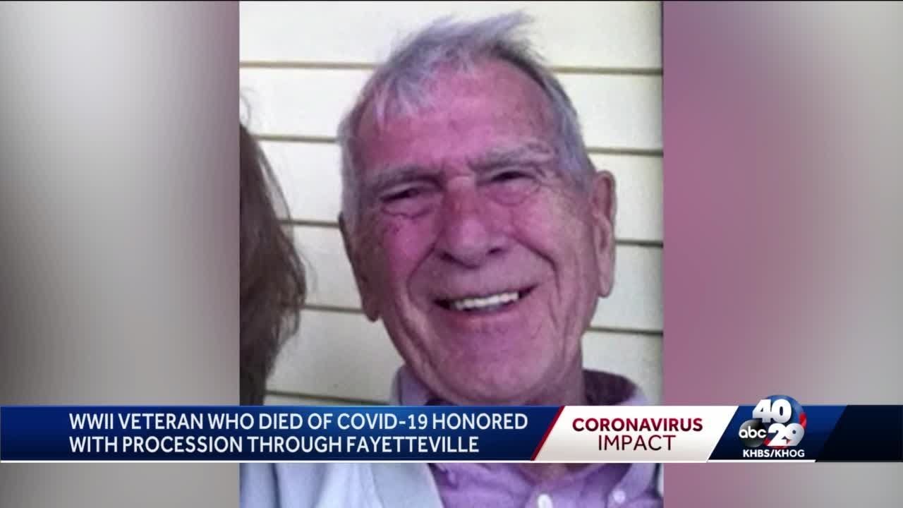 94-year-old WWII veteran and COVID-19 victim honored with procession through Fayetteville