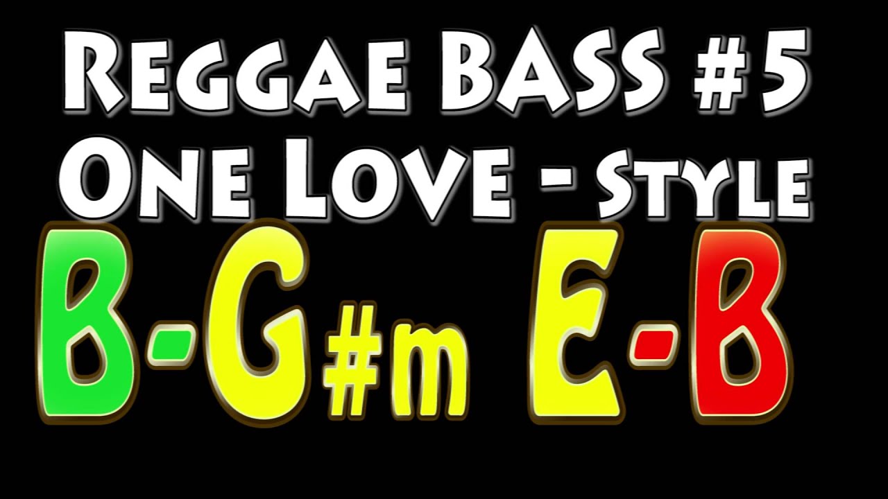 Reggae Backing Track for Bass #5 One Love Style