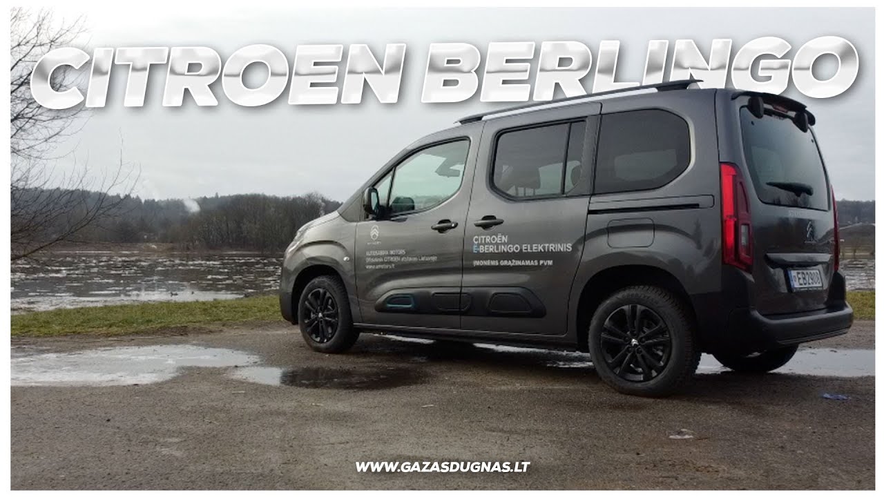 Elektrinis Citroen Berlingo: bandome suprasti, kam jis reikalingas