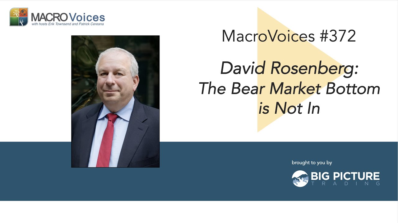 MacroVoices #372 David Rosenberg: The Bear Market Bottom Is Not In