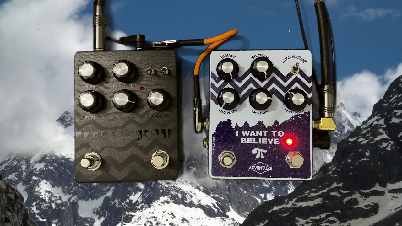 Adventure Audio Fuzz Peaks V1 & V2 Comparison
