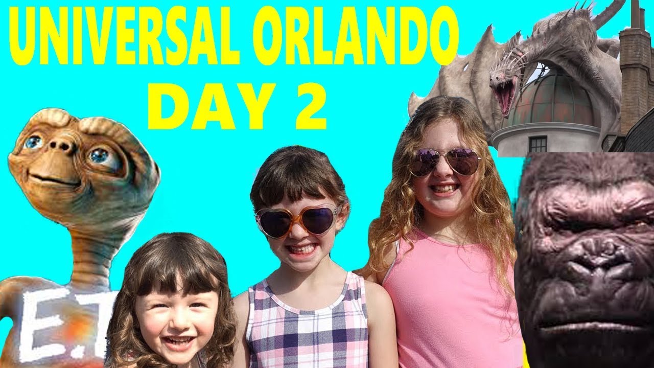 Ava Isla Olivia saved E.T saw King Kong escaped from Gringotts at Universal Studios ! Vacation Vlog