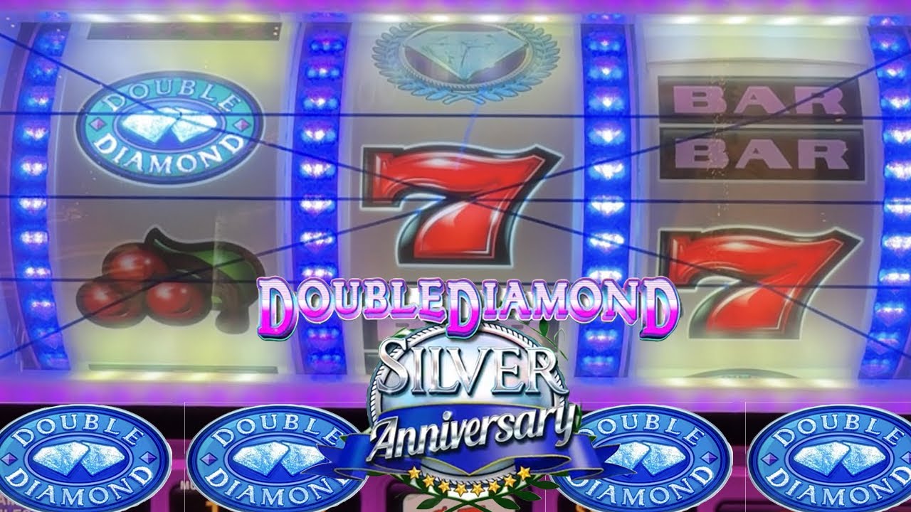 Погоня за ОГРОМНЫМ джекпотом на классическом игровом автомате Double Diamond Silver Anniversary.