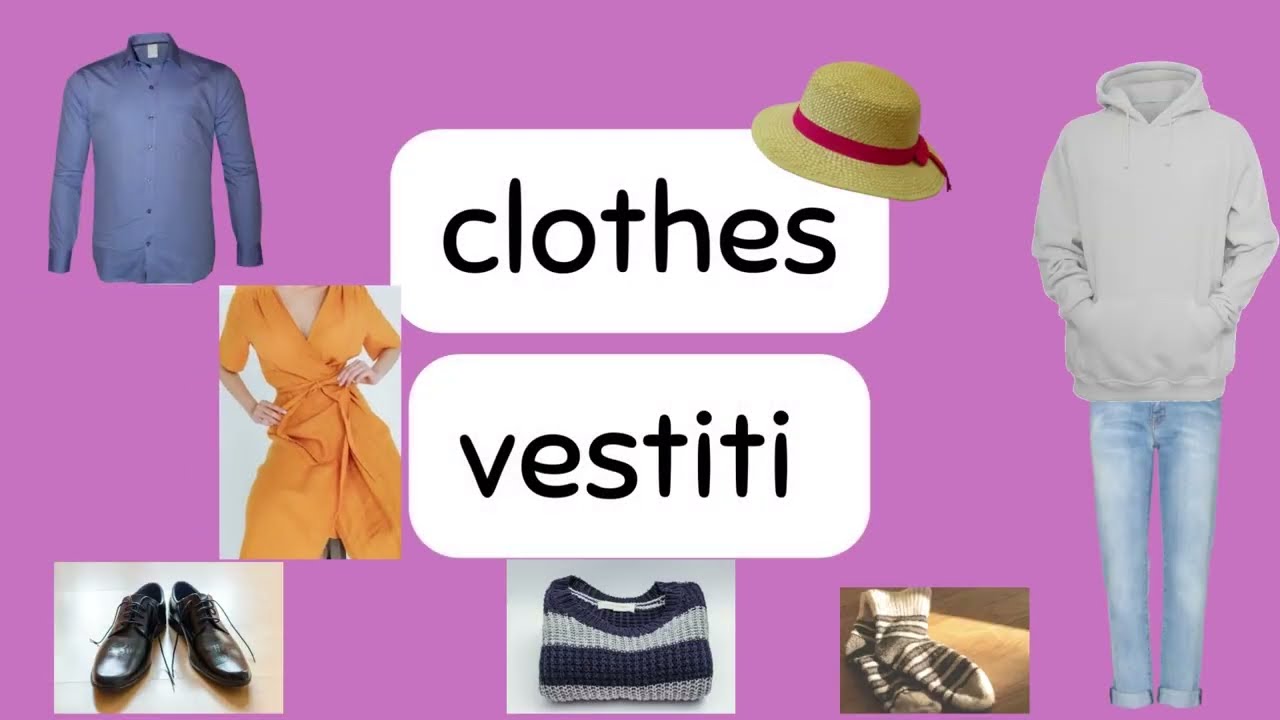 Clothes: Italian and English | Vestiti in Italiano | Learn English | Learn Italian
