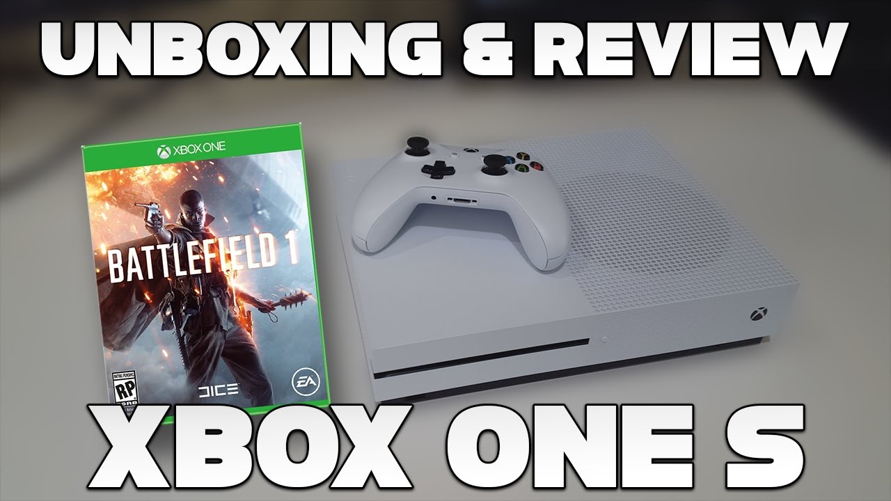 Xbox One S Battlefield 1 Bundle | Unboxing & Review (500gb Model)