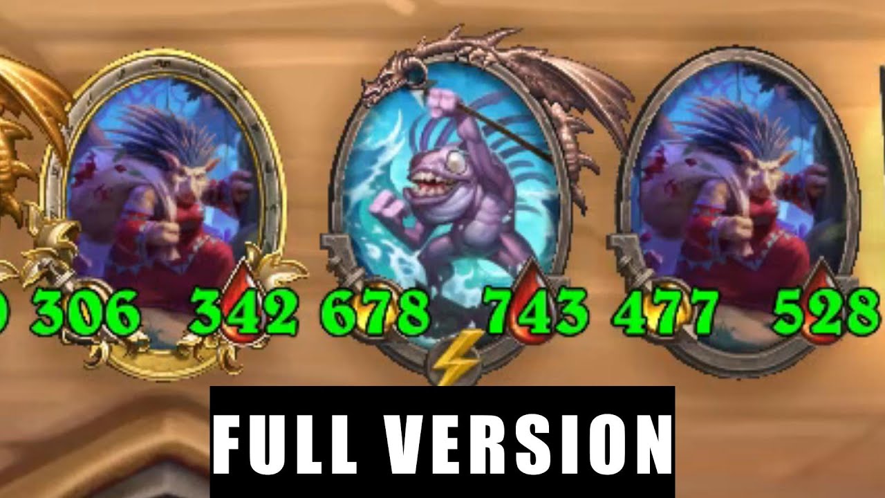 YOUNG MURK-EYE +780/840 LAST TURN - FULL VERSION | Hearthstone Battlegrounds