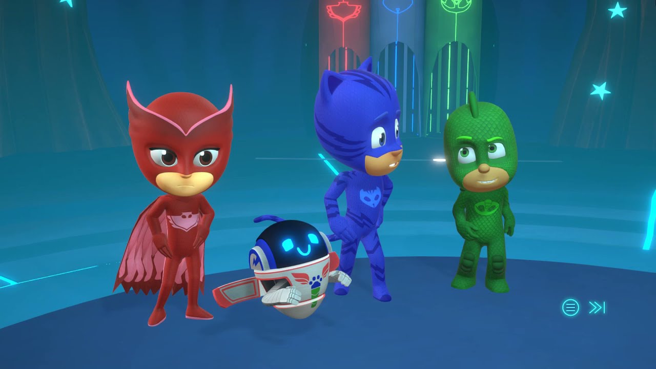 Pyjamasankarien Y&ouml;n Sankarit Suomeksi - PJ Masks Supersankarit Sarjakuva Peli PC Osa 1