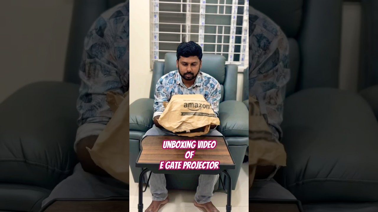 EGate 📽️#egate  #projector #hometheater #unboxingvideo #unboxing #products #minivlog #amazon
