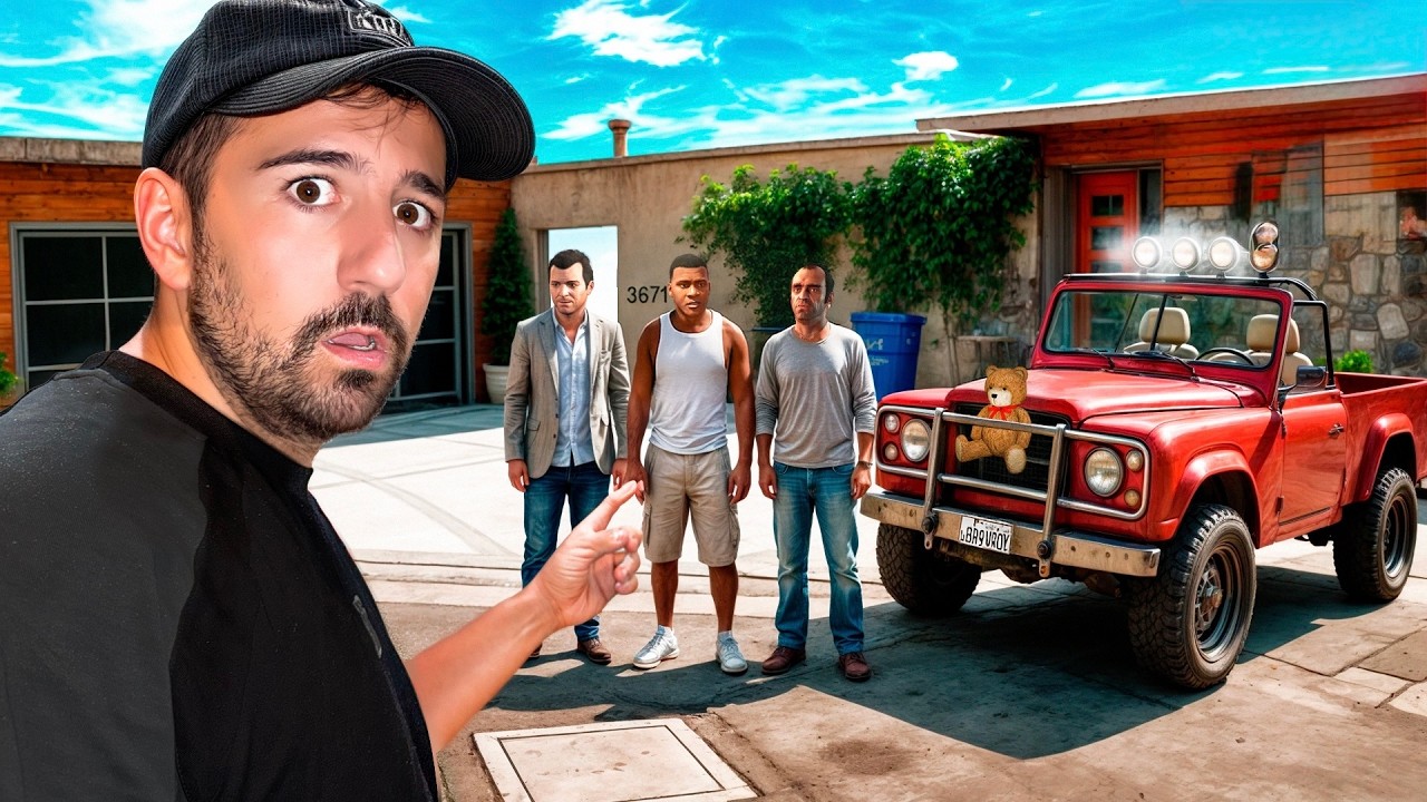 Encontré la CASA de FRANKLIN,MICHAEL Y TREVOR de GTA 5 en la VIDA REAL