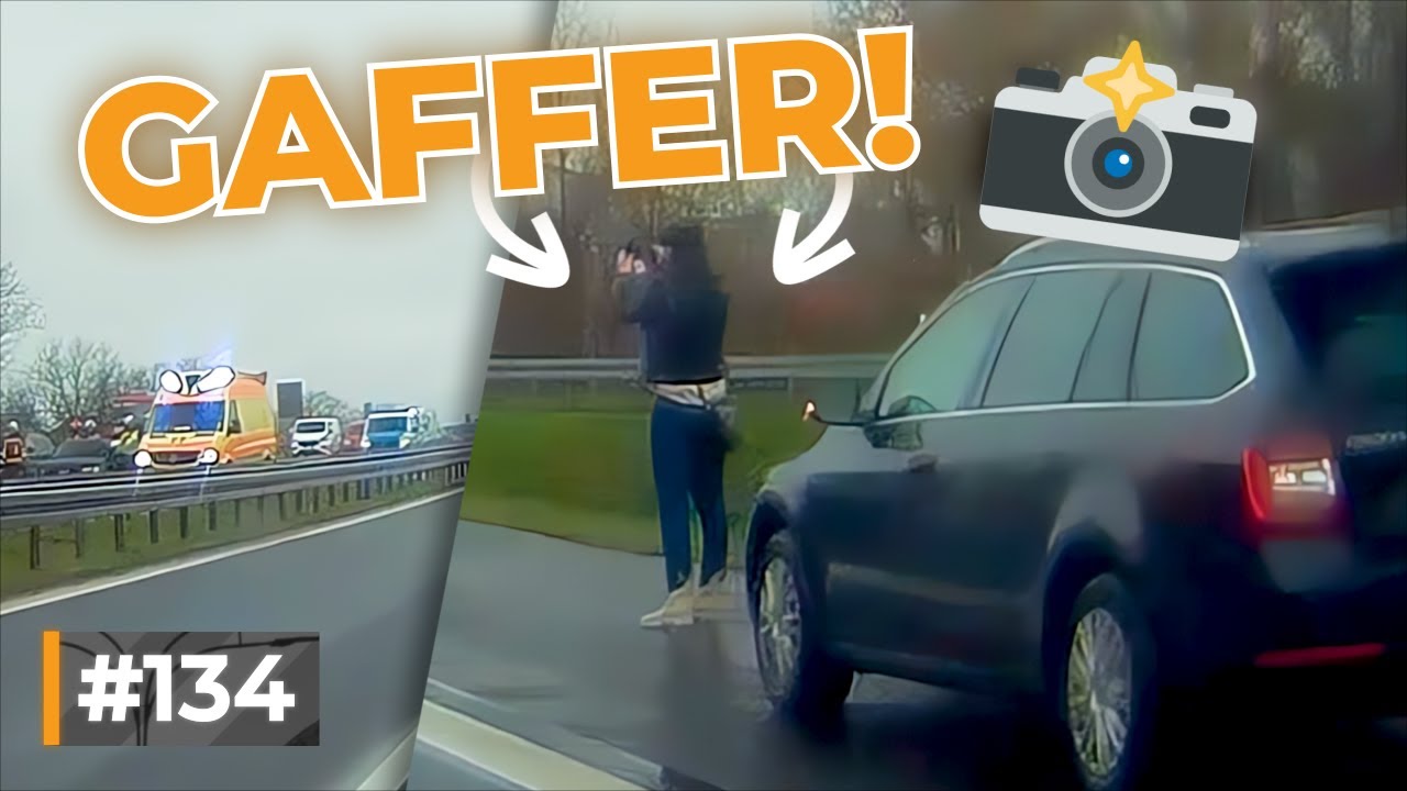 Sie hält auf dem Standstreifen, um zu gaffen 😨 | #GERMAN #DASHCAM | #134