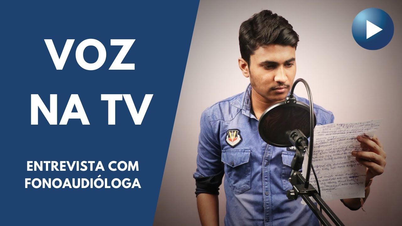 Voz na TV - dicas de fonoaudióloga