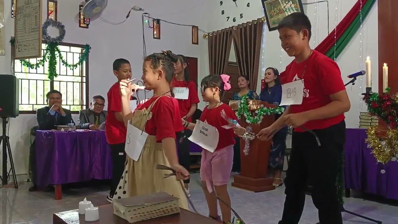 Drama Natal oleh Sekolah Minggu