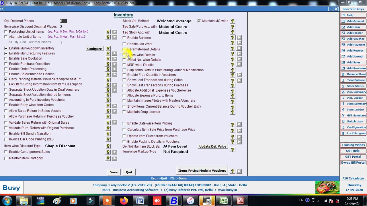How to enable expired date and batches number