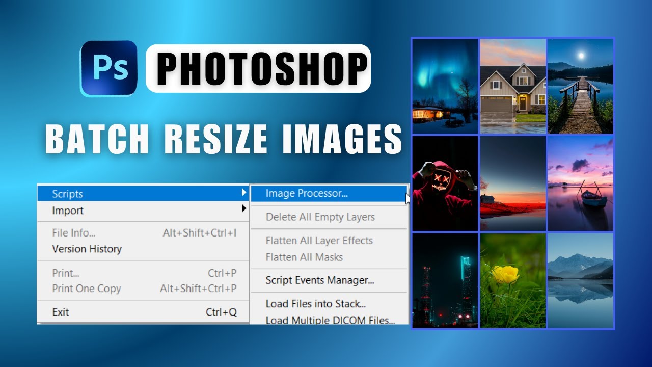 How to Batch Resize Images in Photoshop 2026