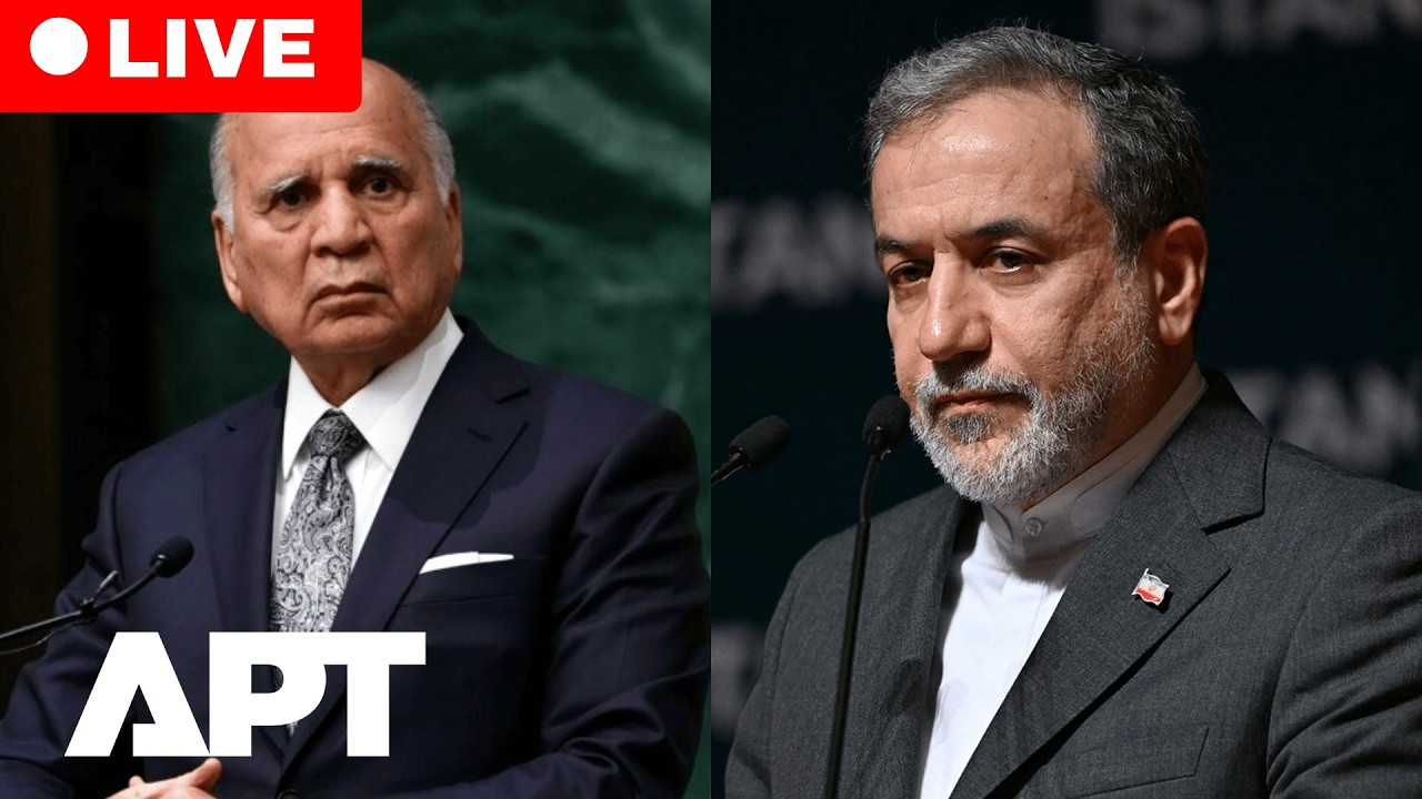 LIVE: Iraq FM Fuad Hussein Holds Joint Press Conference With Iran's Abbas Araqchi in Baghdad | APT