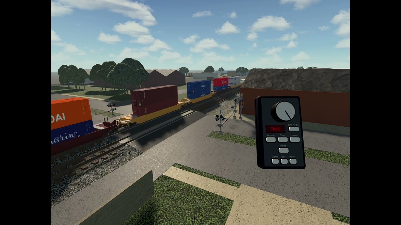 First Time Using Ro-Scale Southline District! Union Pacific Intermodal Train At Eastbound Mainline!