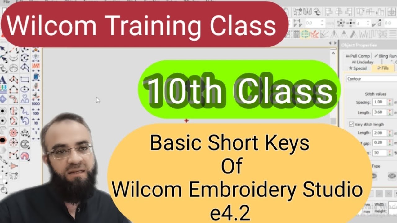 Wilcom Training Class || Basic Short Keys || @welcomtowilcom
