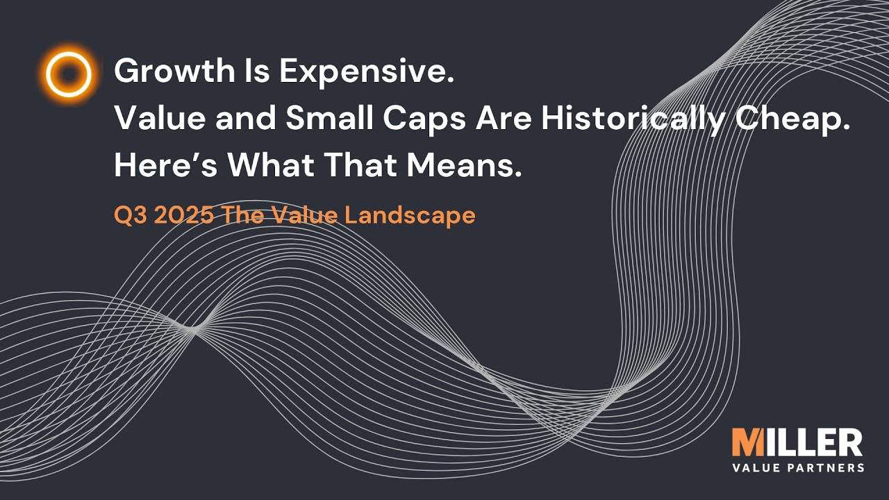 Growth is expensive. Value and Small Caps are historically cheap. Here's what that means.