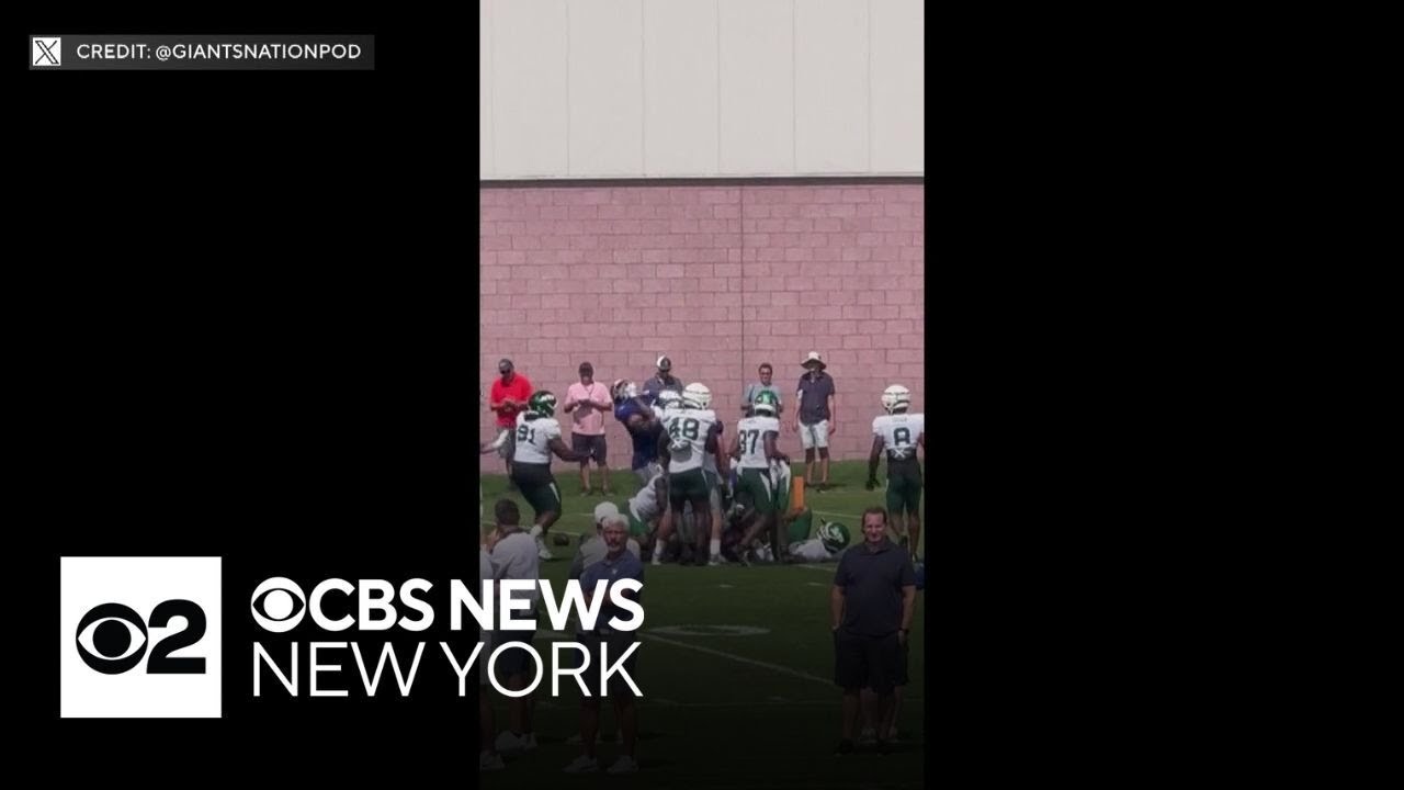 Jets, Giants get chippy during second joint practice