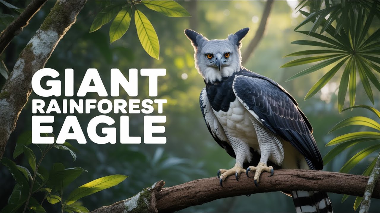 Harpy eagle (Harpia harpyja)  Fun Facts— the rainfores !