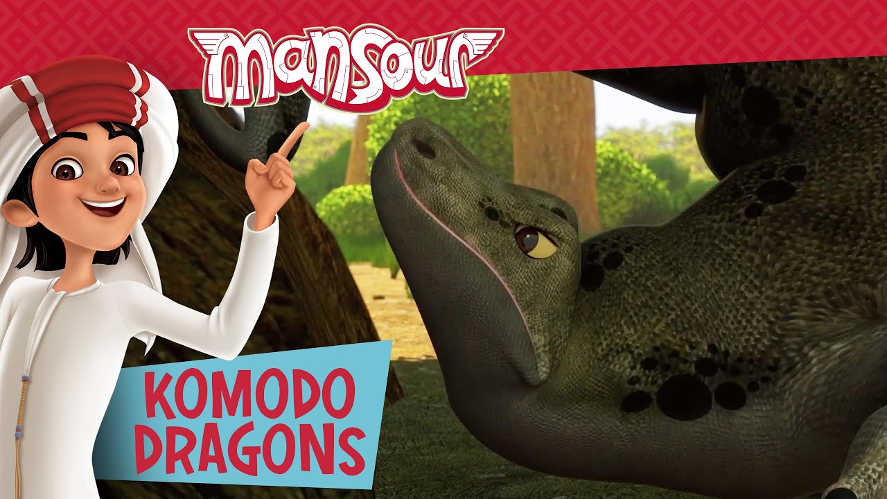 Komodo Dragons 🐲🔥 | Full Episode | The Adventures of Mansour ✨