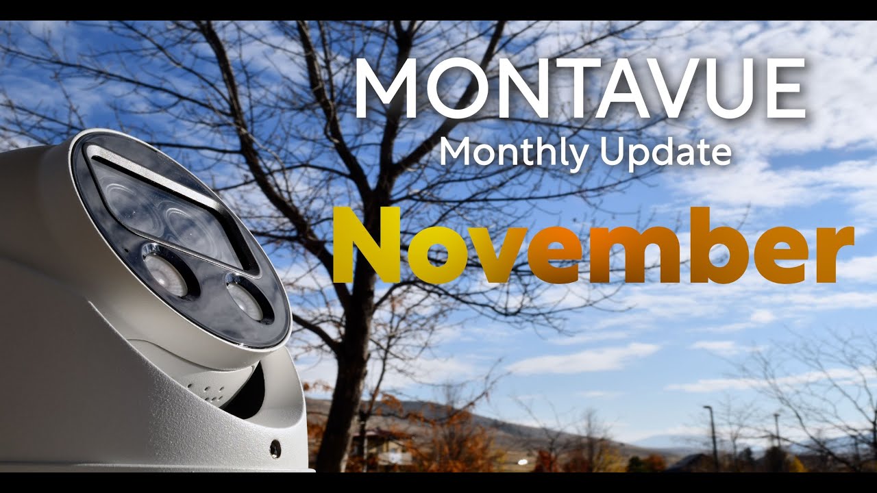 November Update - Montavue Security Cameras - 2K Doorbell Cam Sneak Preview