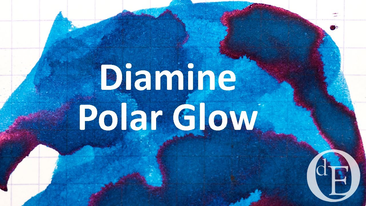 Diamine Inkvent Calendar 2019 - Day 4 - Polar Glow