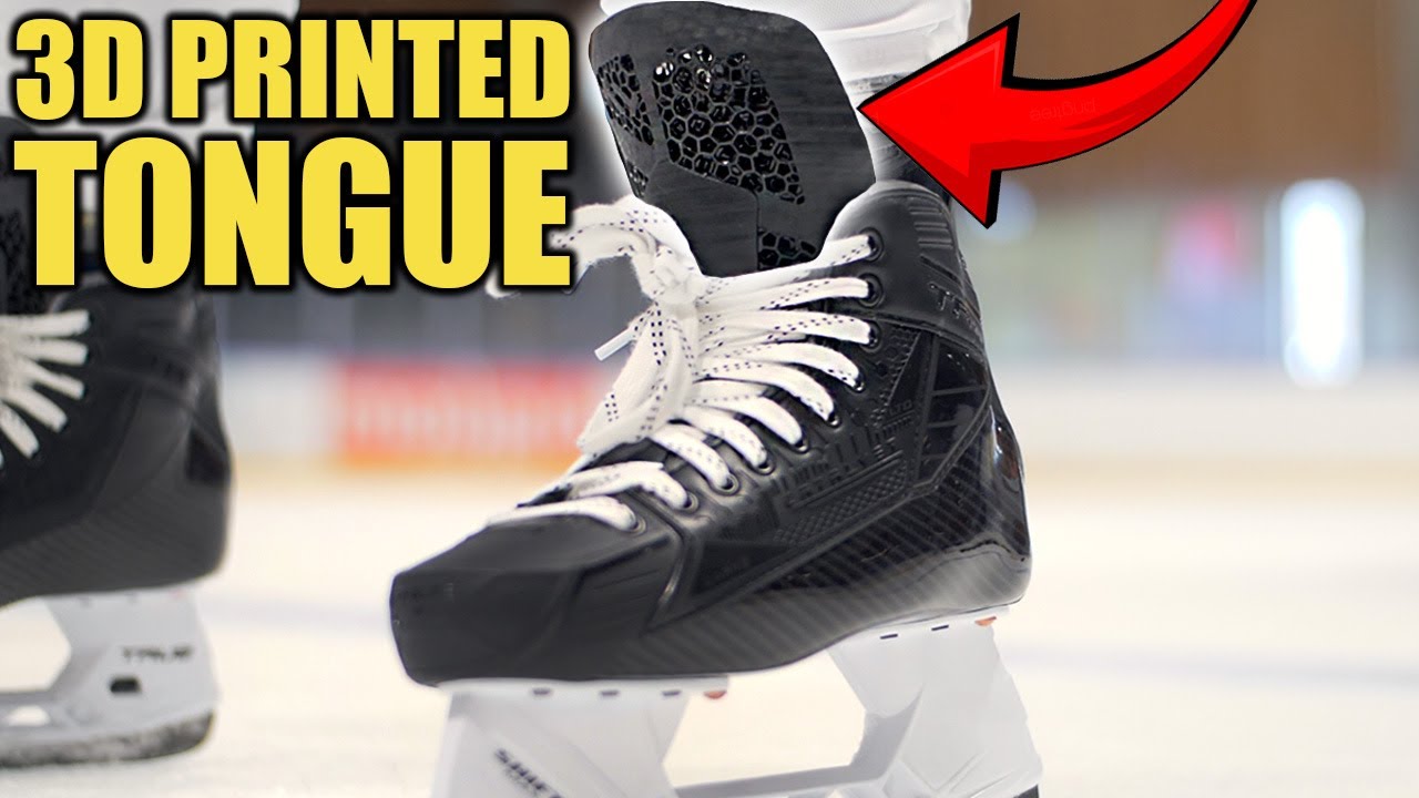NEW 3D Printed Hockey Skate Tongues - Are they good or bad ?