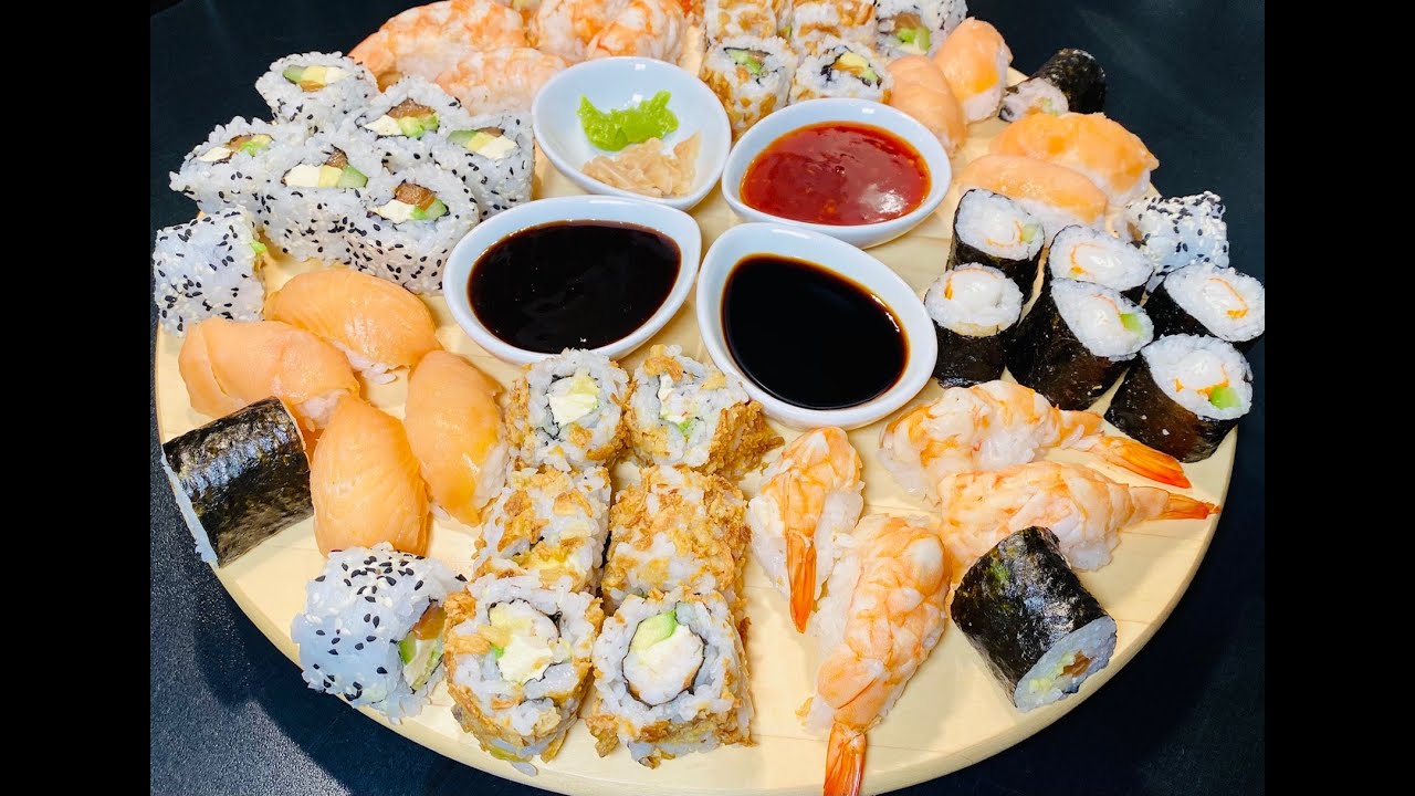 LES SUSHIS, MAKIS et CALIFORNIA ROLLS FACILES à  faire  🍣 🍤 RECETTE JAPONAISE 🇯🇵
