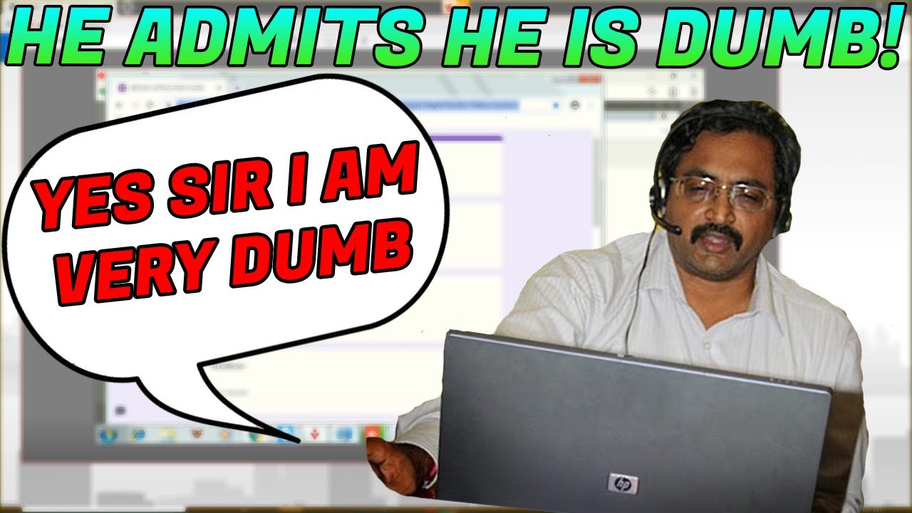SCAMMER says he is DUMB after I SYSKEY him!